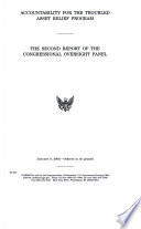 Accountability for the Troubled Asset Relief Program : the second report of the Congressional Oversight Panel.