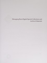 Managing born-digital special collections and archival materials /