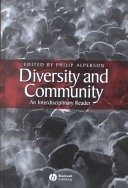 Diversity and community : an interdisciplinary reader /