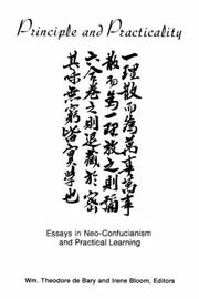 Principle and practicality : essays in Neo-Confucianism and practical learning /