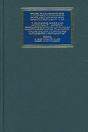 The Cambridge companion to Locke's essay concerning human understanding /