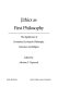 Ethics as first philosophy : the significance of Emmanuel Levinas for philosophy, literature and religion /