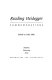 Reading Heidegger : commemorations /