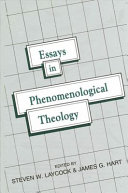 Essays in phenomenological theology /