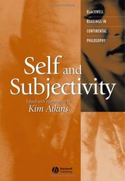 Self and subjectivity /
