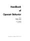 Handbook of operant behavior /
