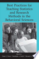 Best practices for teaching statistics and research methods in the behavioral sciences /