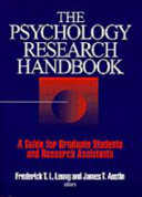 The psychology research handbook : a guide for graduate students and research assistants /