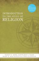 Introduction to the study of religion /