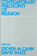 Contemporary philosophy of religion /