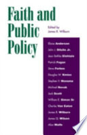 Faith and public policy /