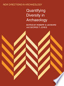 Quantifying diversity in archaeology /