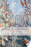 What is a nation? : Europe 1789-1914 /