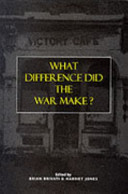 What difference did the war make? /
