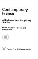 Contemporary France : a review of interdisciplinary studies /