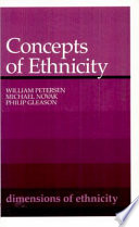 Concepts of ethnicity /