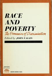 Race and poverty : the economics of discrimination /