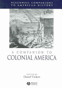 A companion to colonial America /