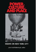 Power, culture, and place : essays on New York City /