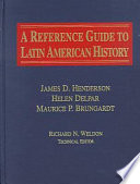 A reference guide to Latin American history /