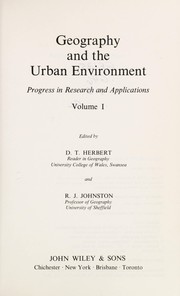 Geography and the urban environment /
