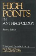 High points in anthropology /