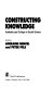 Constructing knowledge : authority and critique in social science /