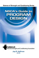 NSCA's guide to program design /