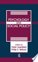 Psychology and social policy /