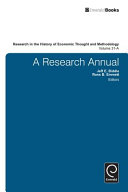 Research in the history of economic thought and methodology : a research annual /