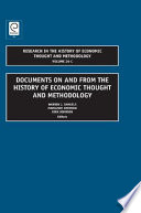 Documents on and from the history of economic thought and methodology /