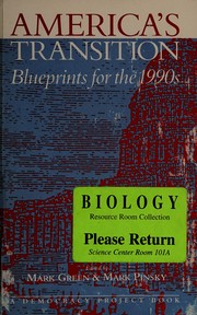 America's transition : blueprints for the 1990s /