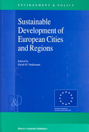 Sustainable development of European cities and regions /