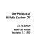 The Middle East in the 1980s : problems and prospects : proceedings of a conference held at the National Defense University, Fort Lesley J. McNair, Washington, D.C., June 8-9, 1983 /