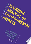 Economic analysis of environmental impacts /