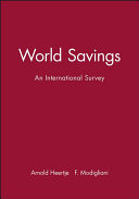 World savings : an international survey /
