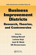 Business improvement districts : research, theories, and controversies /