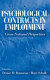 Psychological contracts in employment : cross-national perspectives /