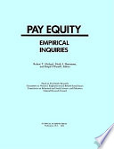 Pay equity : empirical inquiries /