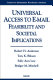 Universal access to E-mail : feasibility and societal implications /