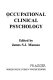 Occupational clinical psychology /
