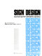 Sign design : contemporary graphic identity /