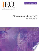 Governance of the IMF : an evaluation /