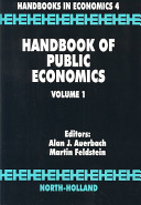 Handbook of public economics /