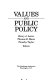 Values and public policy /