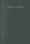 Social capital : theory and research /