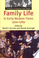 The history of the European family /