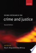 Doing research on crime and justice /
