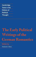 The early political writings of the German romantics /