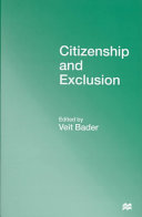 Citizenship and exclusion /